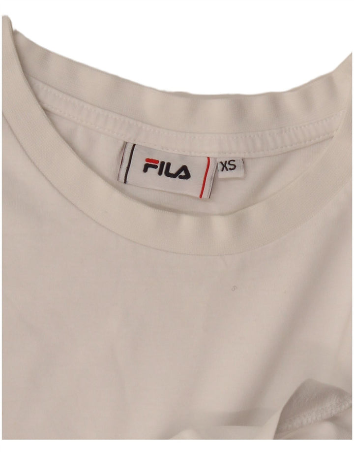 T-shirt damski Fila Top UK 6 XS biały