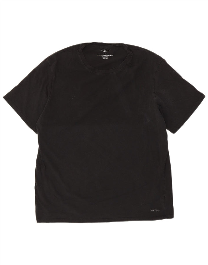 Męski T-shirt Ted Baker, duży, czarny, bawełniany