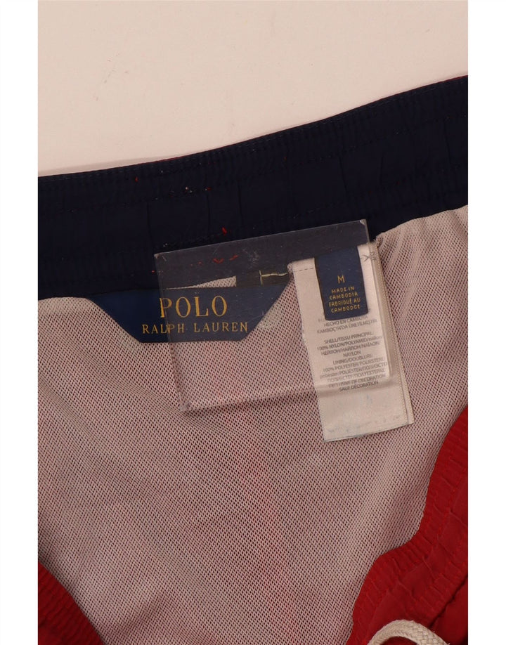 Męskie spodenki kąpielowe Polo Ralph Lauren, nylon w kolorze średniej czerwieni