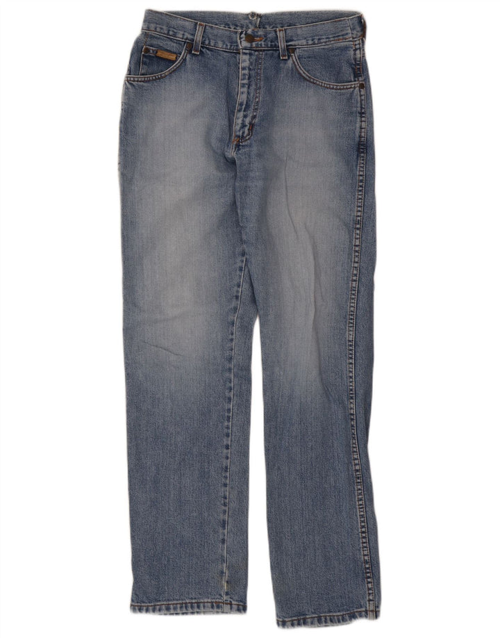 Męskie proste dżinsy Wrangler W30 L32 niebieskie