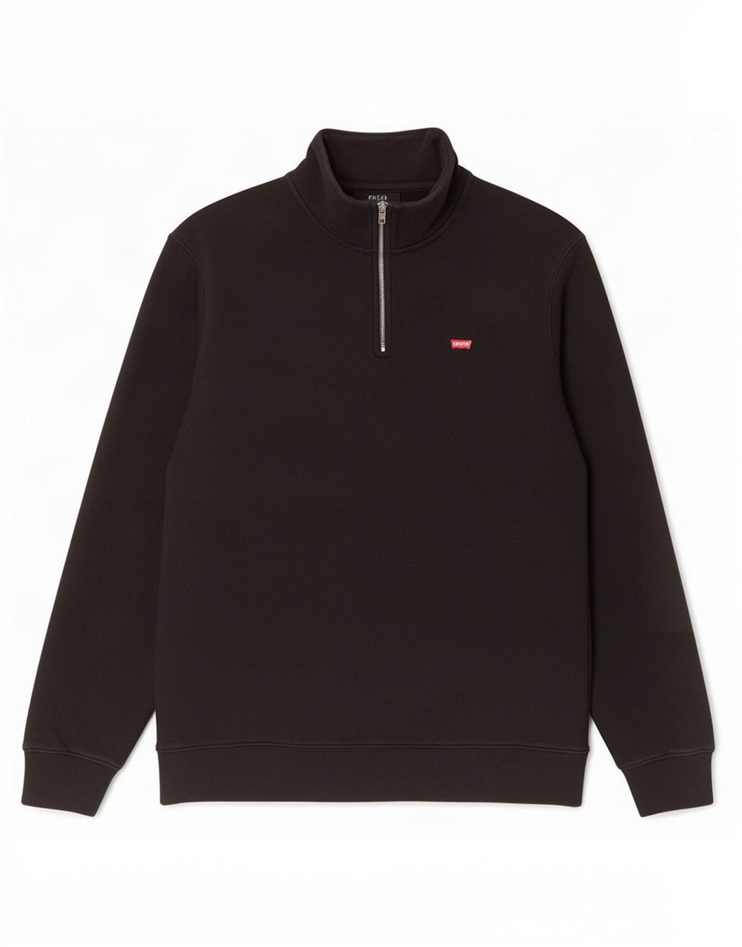 Męska bluza Levi's Standard z zamkiem błyskawicznym, duża, czarna, bawełniana