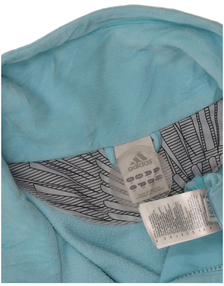 Damska kurtka polarowa Adidas UK 18 XL Niebieski poliester