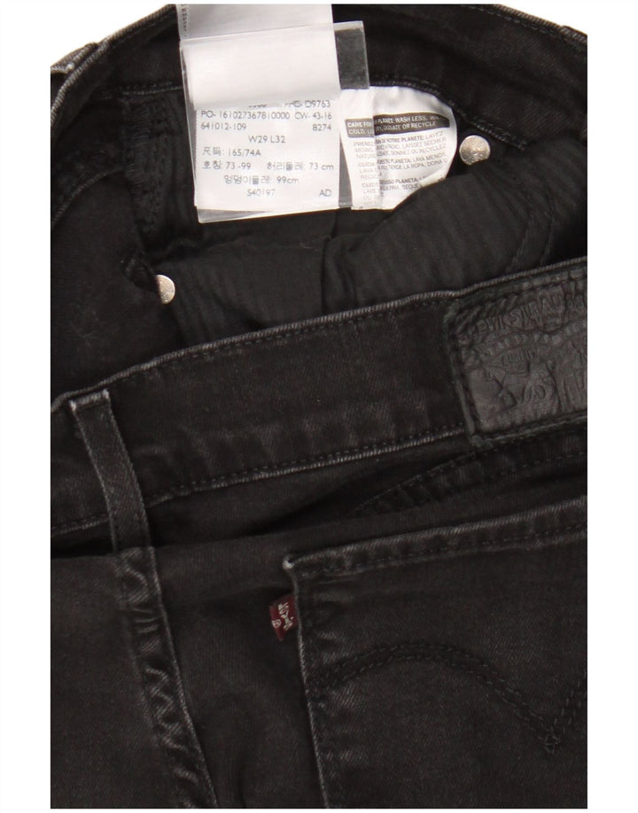 Damskie jeansy Levi's Skinny W29 L27 Czarna bawełna