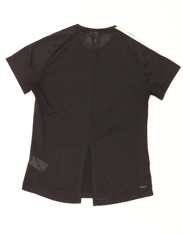 Damska koszulka Adidas Climalite Top UK 12/14 Średni czarny poliester