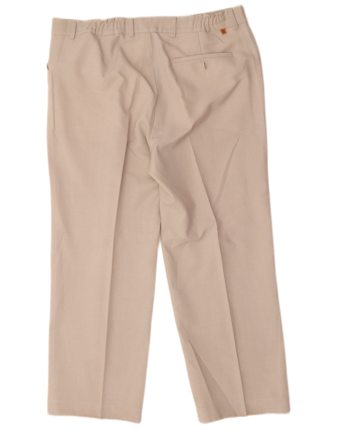 Męskie proste spodnie codzienne Farah W38 L26 Beżowy poliester
