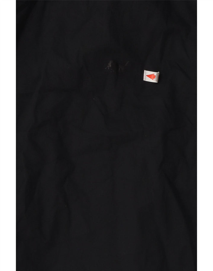Chłopięca kurtka przeciwdeszczowa z kapturem The North Face na 11-12 lat, duża, czarna, poliestrowa