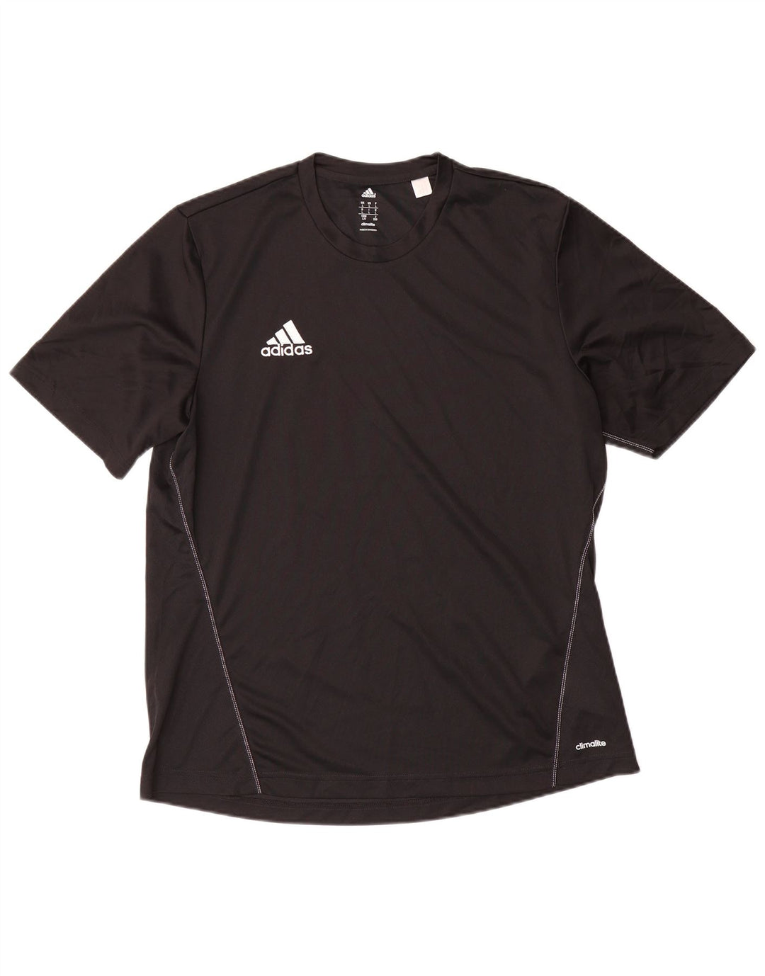 Męski T-shirt ADIDAS Climalite, duży, czarny, poliester