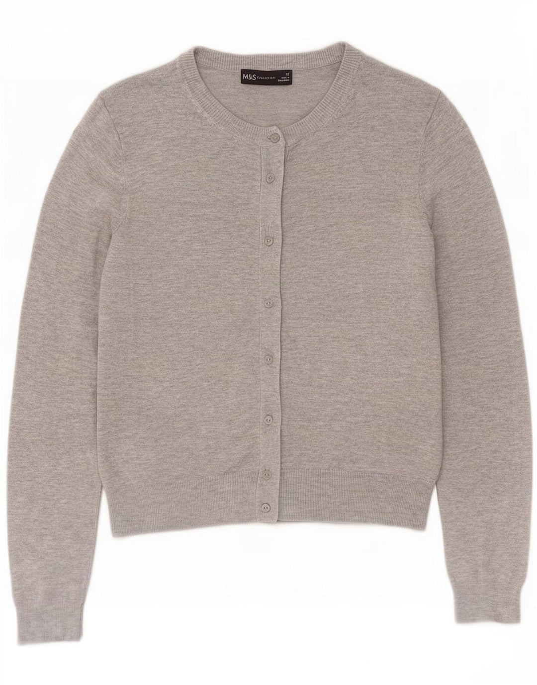 Sweter damski Marks & Spencer UK 12, średnioszary, wiskoza