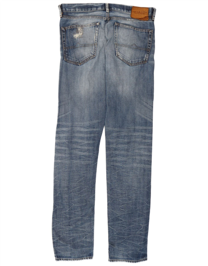 Męskie jeansy Ralph Lauren w trudnej sytuacji W32 L33 Niebieskie