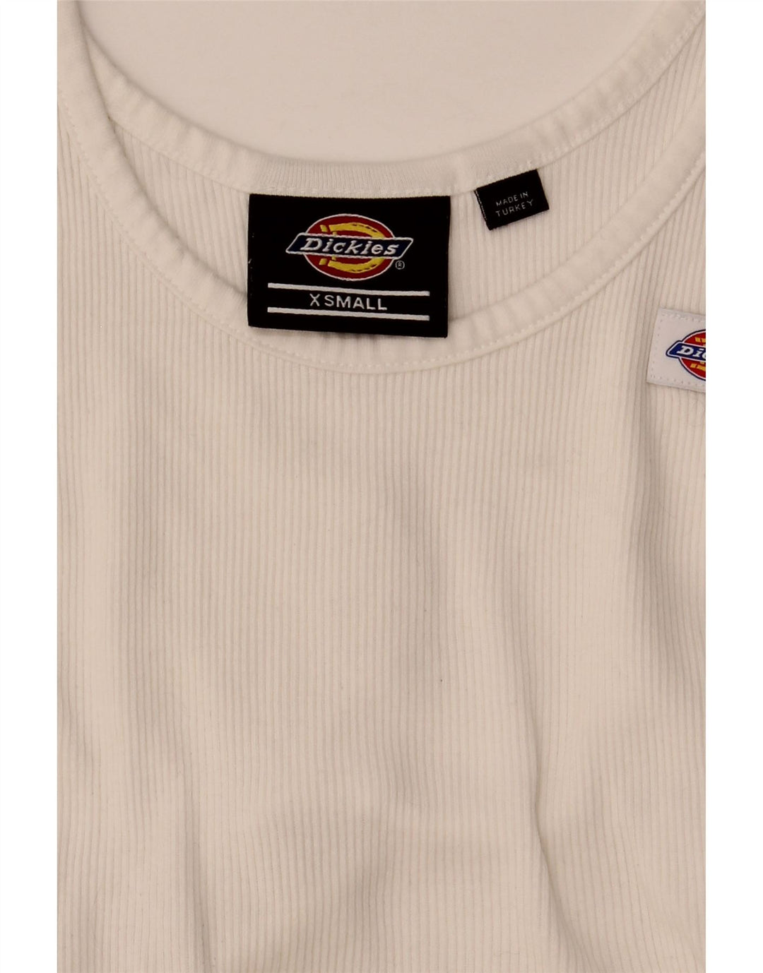 Damska kamizelka Dickies Crop Top UK 4 XS Biała