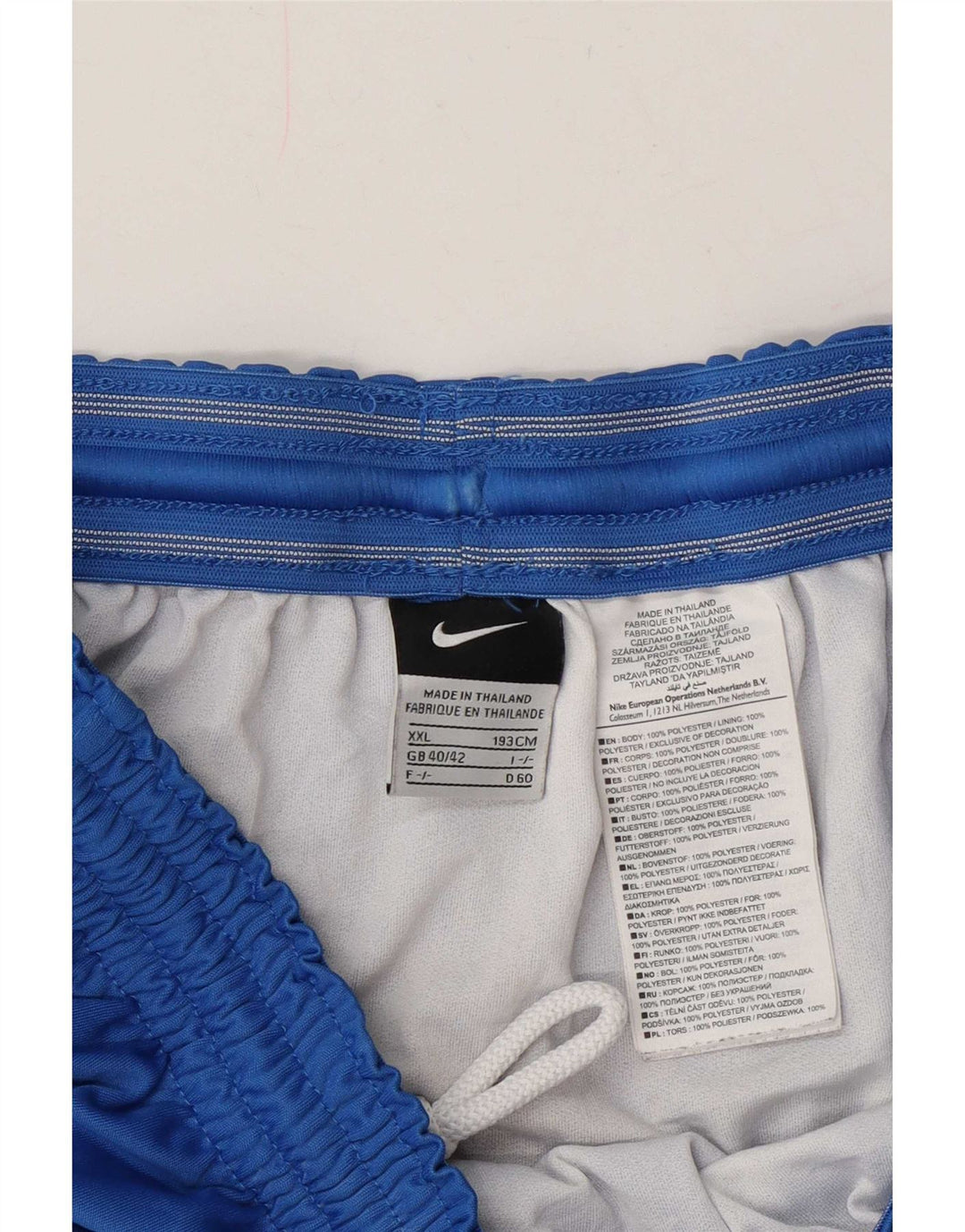 Męskie spodenki sportowe Nike 2XL Niebieski poliester