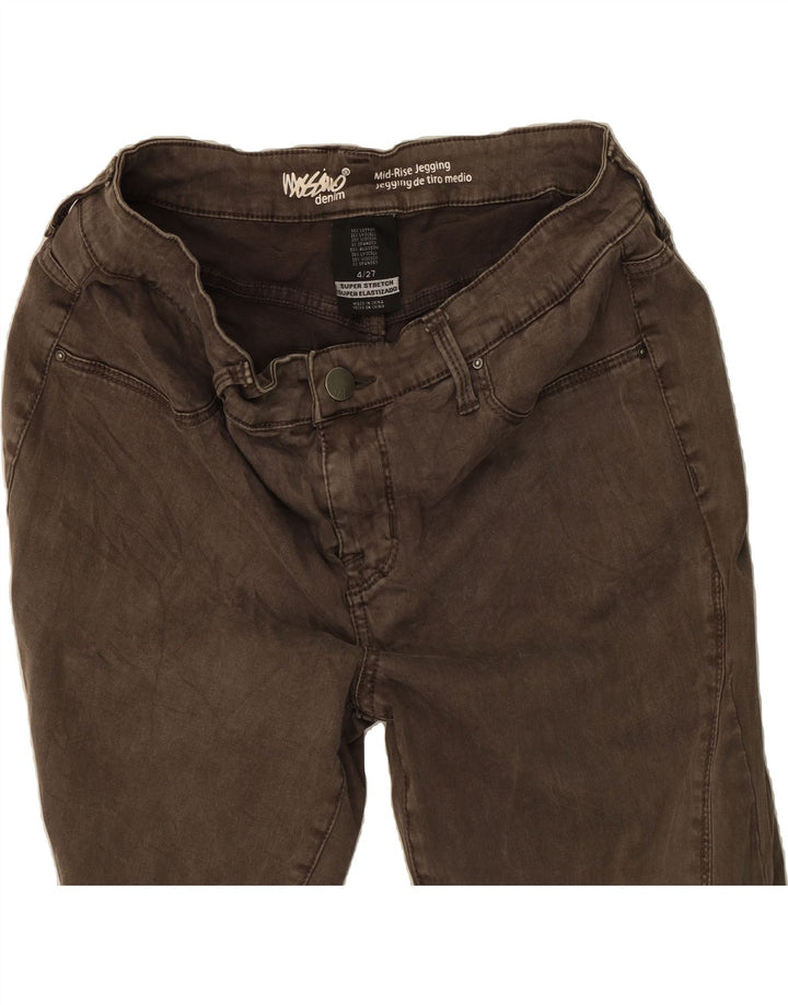 MOSSIMO Womens Mid Rise Jegging Jeans US 4 Small W26 L27 Grey Cotton Vintage Mossimo and Second-Hand Mossimo from Messina Hembry 