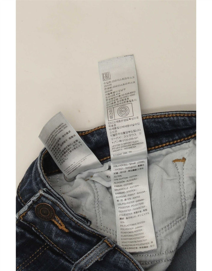 Damskie jeansy Levi's 712 Slim W27 L30 Niebieski Lyocell