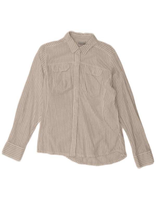 Koszula damska Columbia UK 16, duża, bawełniana w białe paski