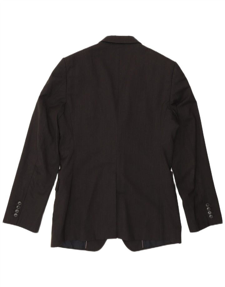 Męska marynarka zapinana na 2 guziki DOLCE & GABBANA IT 50 w duże szare prążki