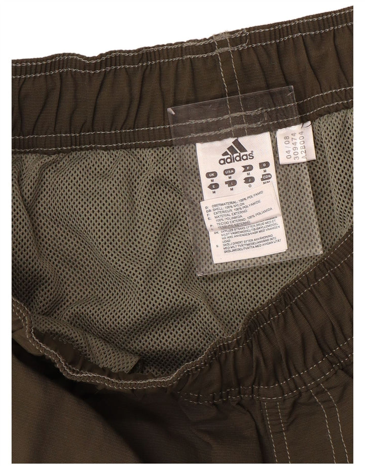 Męskie szorty cargo ADIDAS z grafiką, średnie W32, brązowy nylon