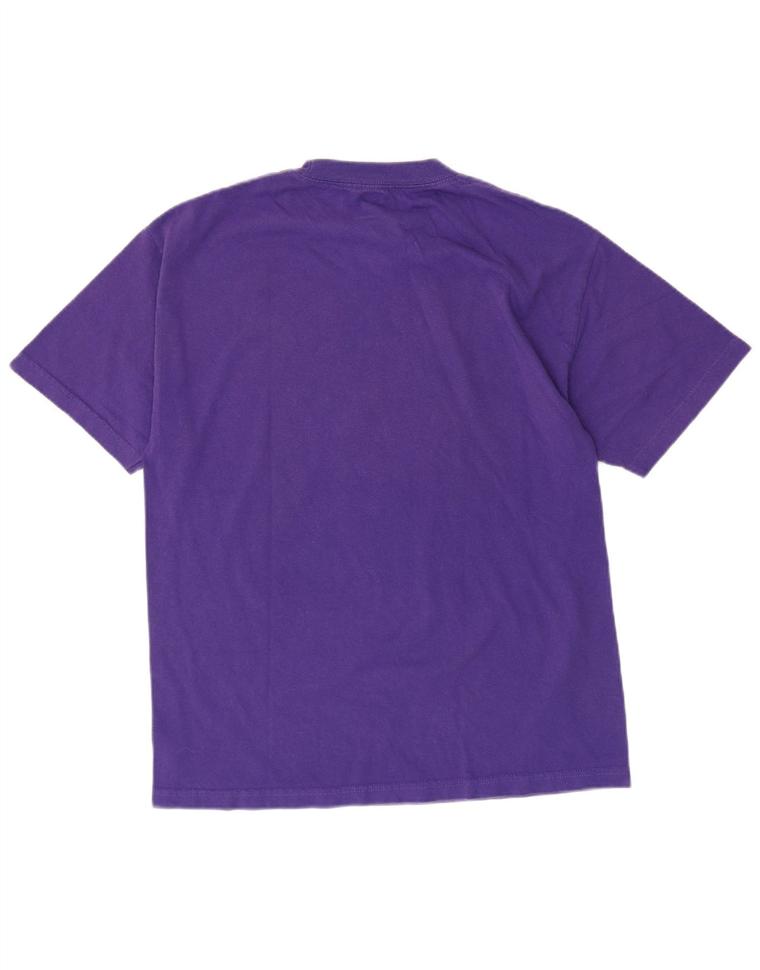 NIKE Mens Graphic T-Shirt Top Large Purple Cotton