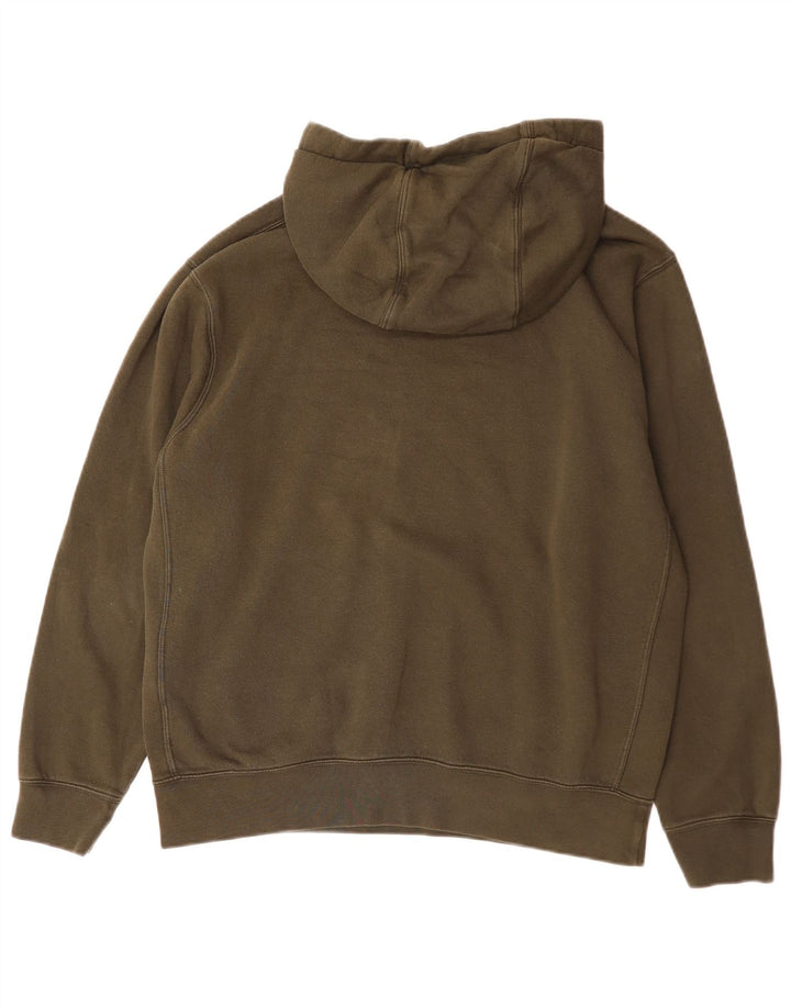 Męska bluza z kapturem Nike z grafiką, średnia, bawełniana khaki
