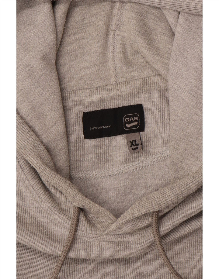 Męska bluza z kapturem Gas XL, szara