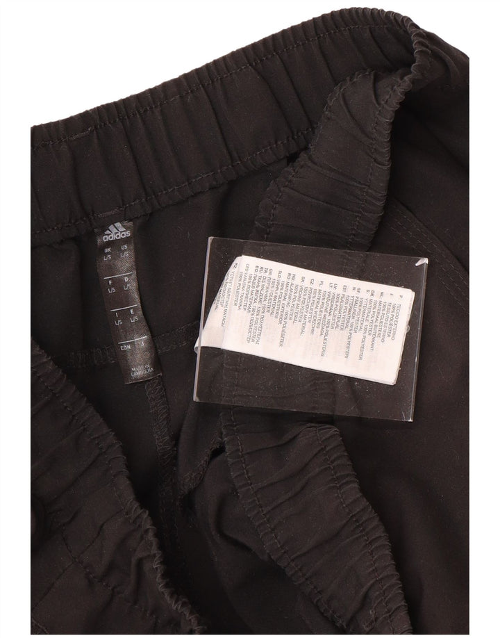 Męskie spodnie dresowe ADIDAS, duże, czarne, poliestrowe