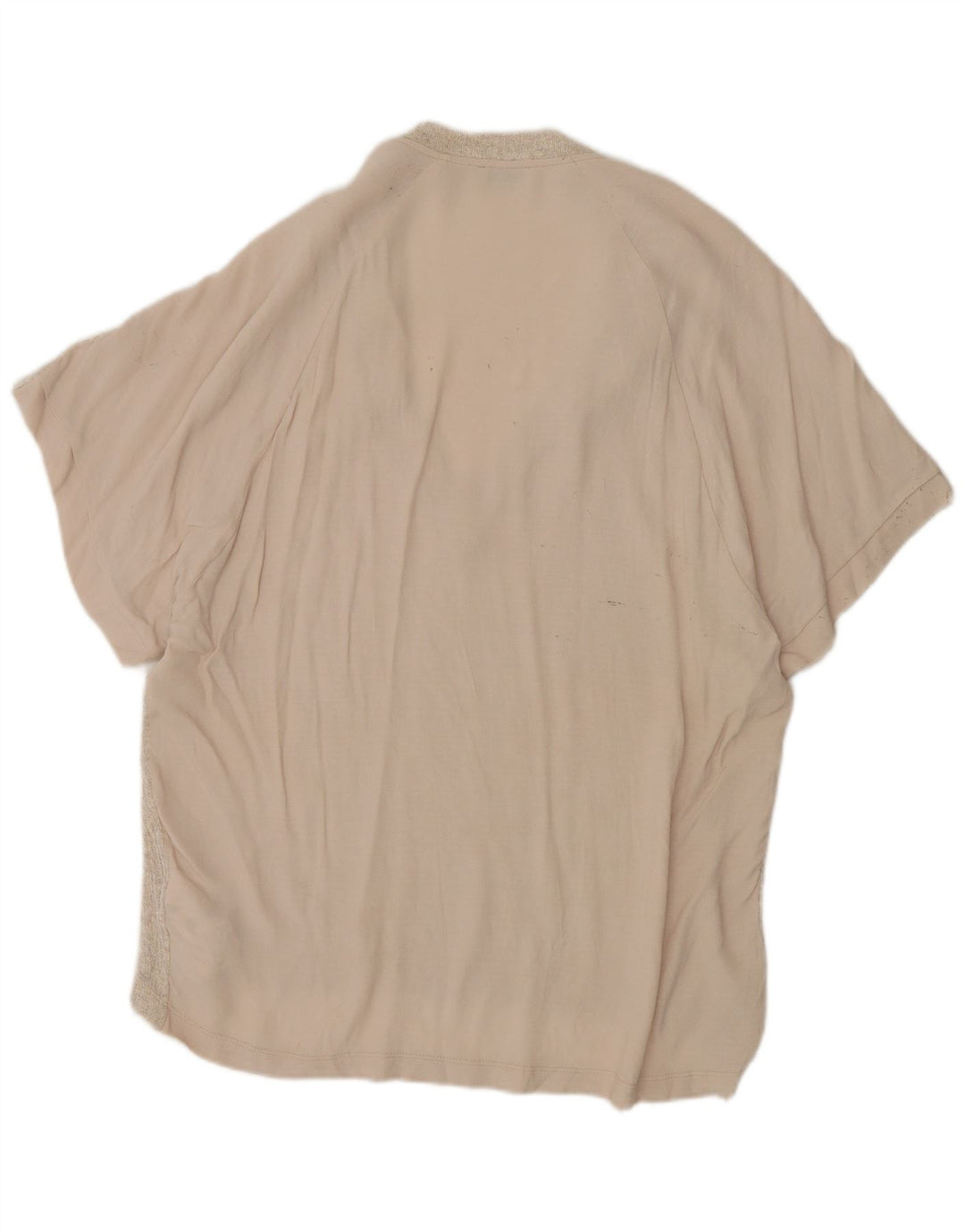 Damska tunika oversize Zara UK 10, mała, beżowa, poliester
