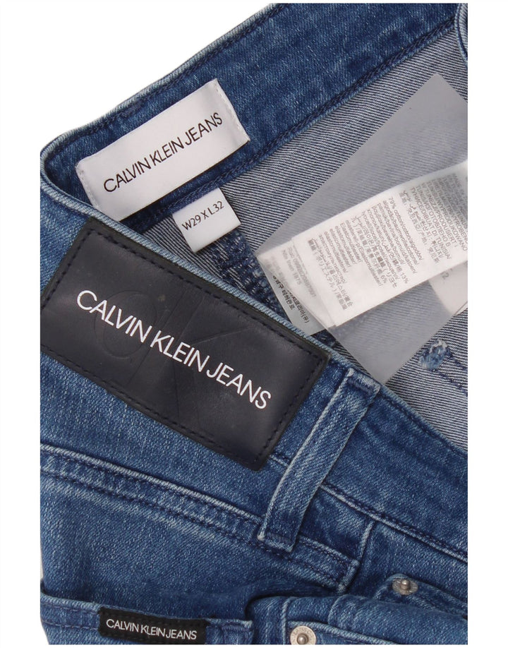 Męskie dżinsy Calvin Klein W29 L27 Niebieskie bawełniane