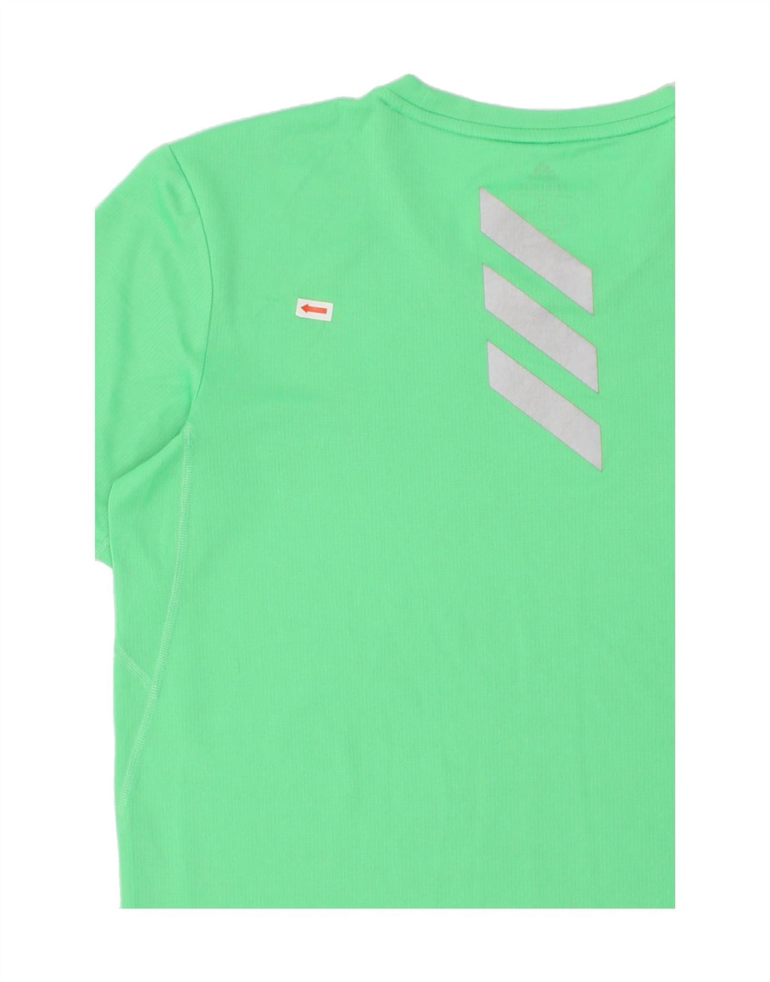 ADIDAS Mens Prime Blue T-Shirt Top Small Green Polyester Vintage Adidas and Second-Hand Adidas from Messina Hembry 