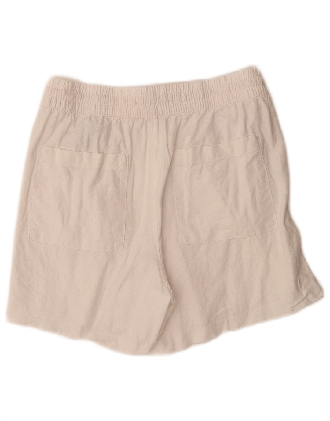 Marks & Spencer Damskie spodenki Chino UK 10 Small W28 Białe lniane