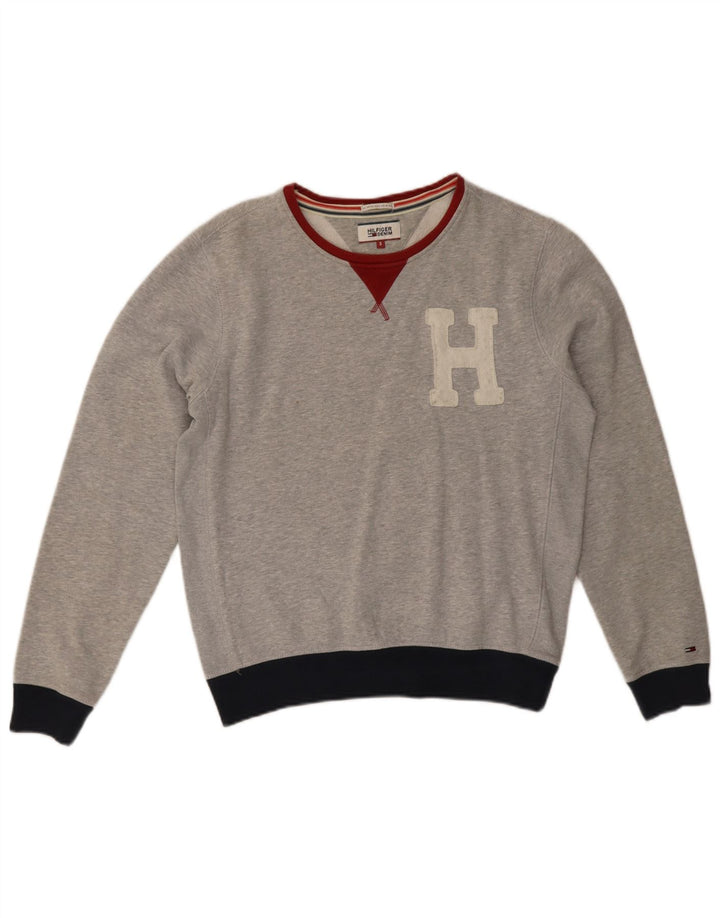 Damska bluza z grafiką Tommy Hilfiger UK 10 Small Grey