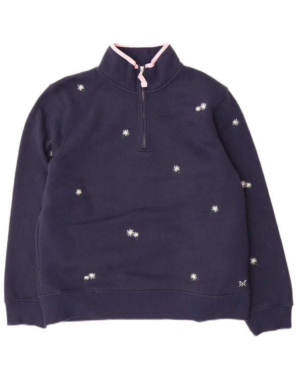 Damska bluza Crew Clothing Jumper UK 12 Średni granatowy w kwiaty