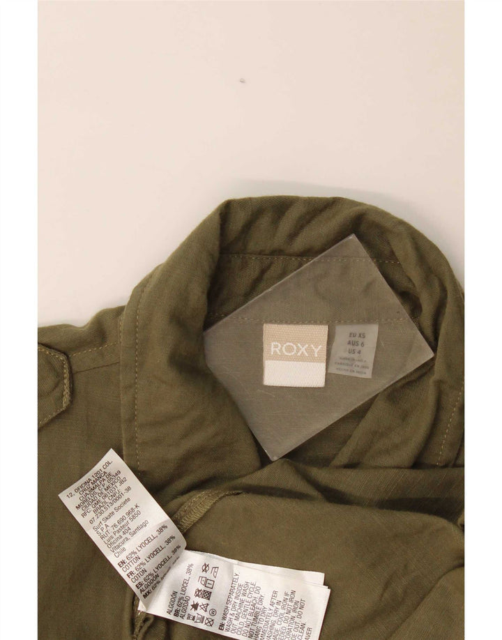 Damska koszula wojskowa Roxy US 4 Small Khaki Lyocell