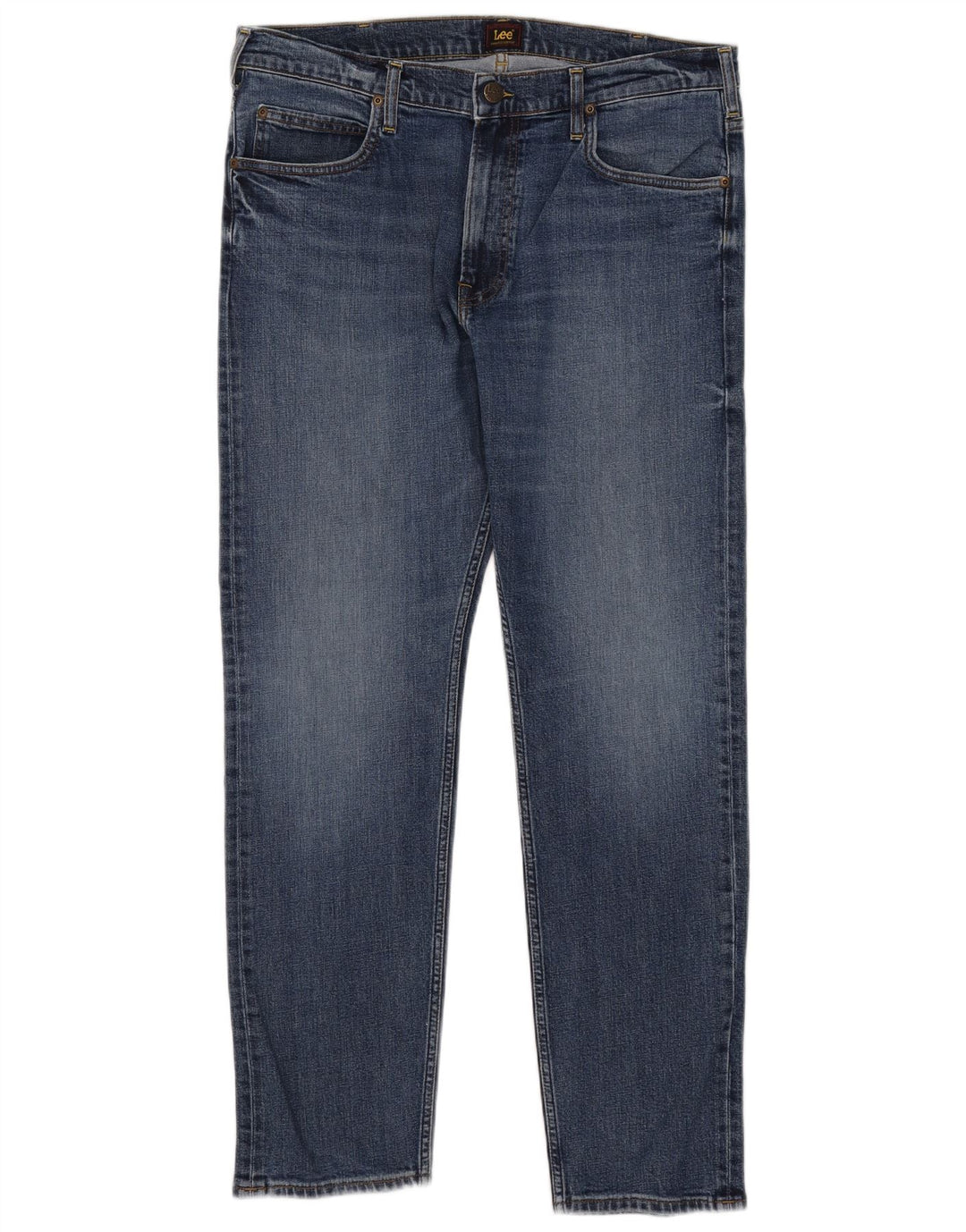 Męskie jeansy Lee Rider Slim W36 L32 Niebieskie bawełniane