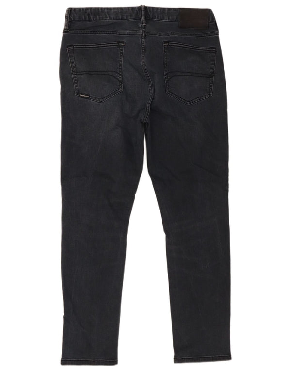 Męskie jeansy Superdry W34 L27, czarne, bawełniane