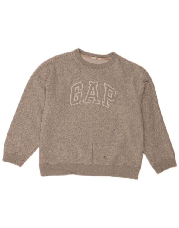 Damska bluza Gap Graphic o luźnym kroju, UK 14, średnia szara bawełna