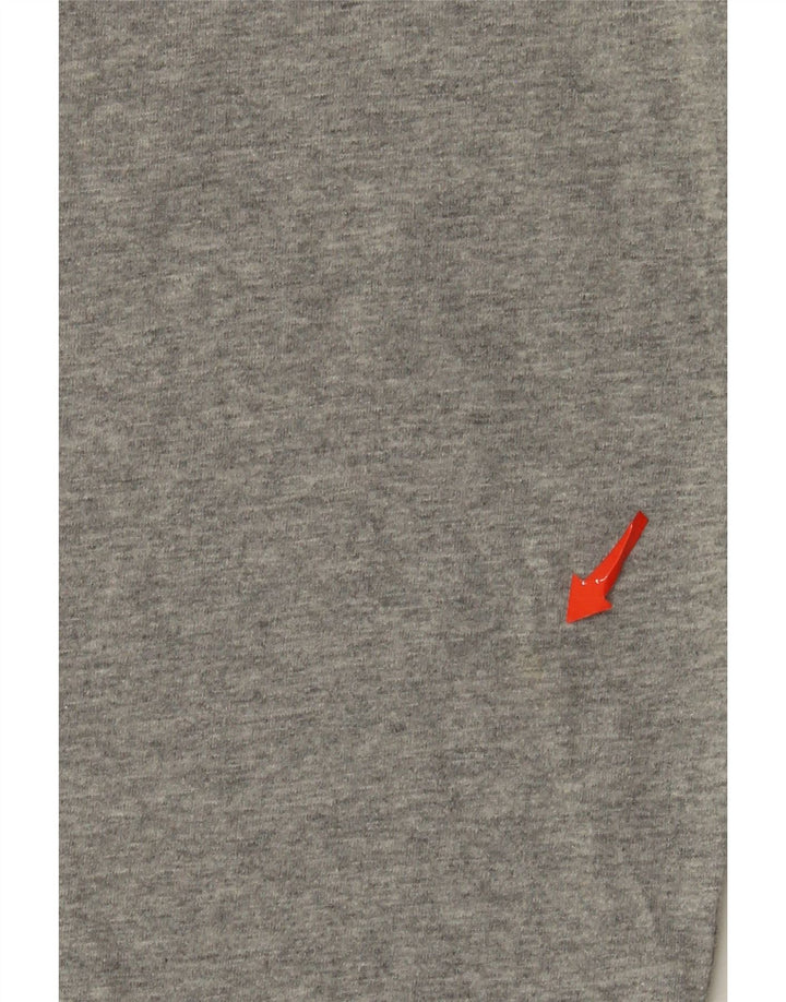 Męski T-shirt z grafiką Levi's, duży, szary, bawełniany w plamki