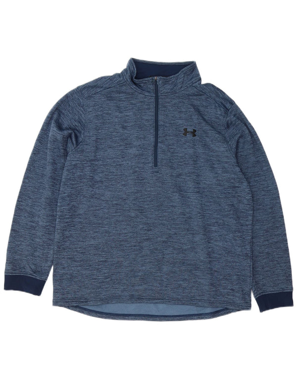 Męski dres Under Armour Cold Gear, sweter XL, granatowy, nakrapiany