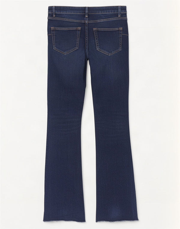 Damskie jeansy rozkloszowane Zara EU 38 Small W28 L33 Granatowe