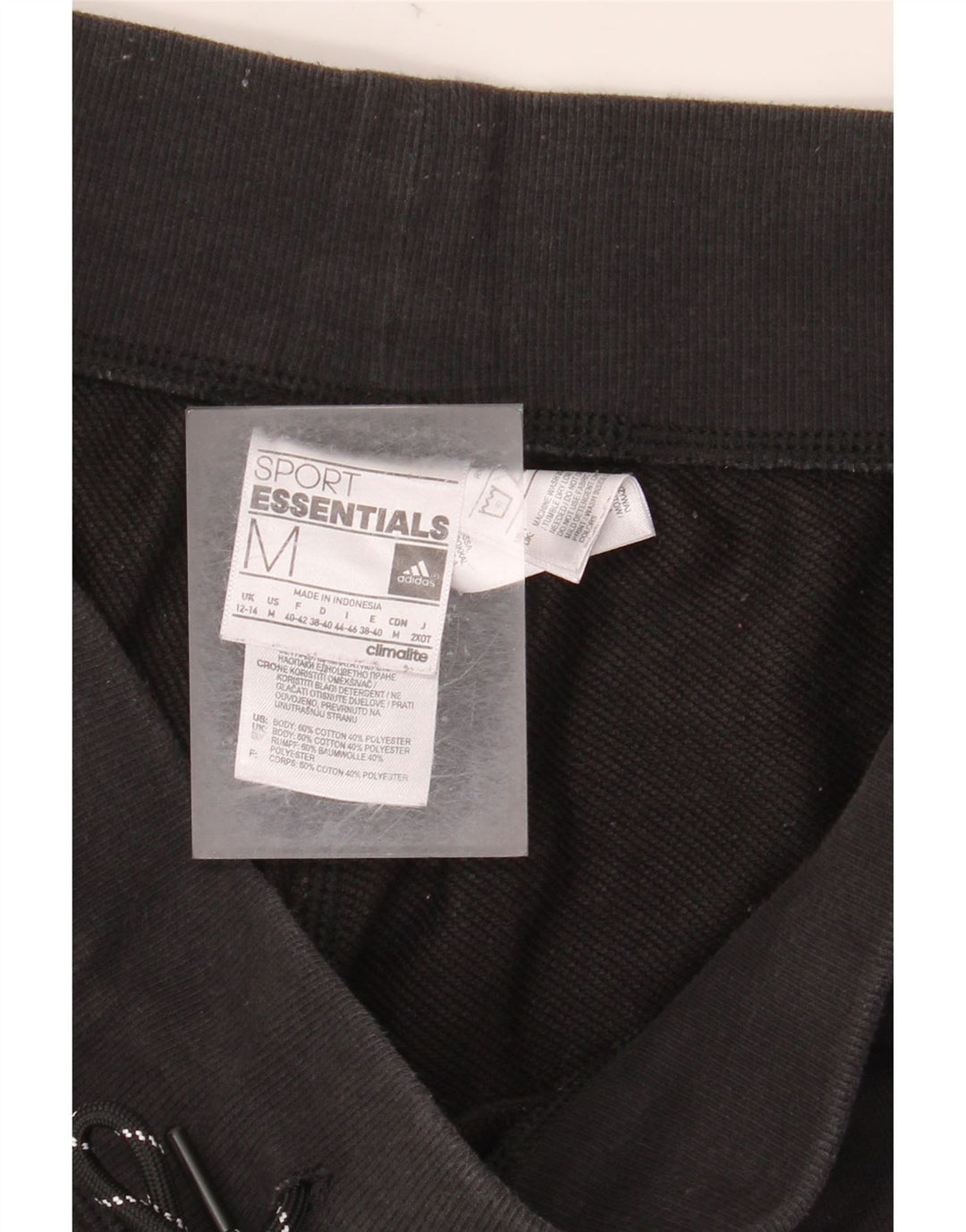 Damskie spodnie dresowe ADIDAS Graphic Joggers UK 12/14 Średnia czerń