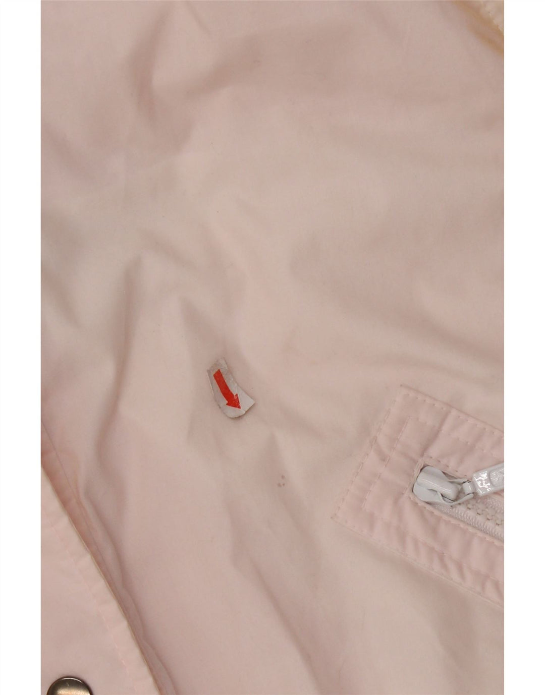 Damska, oversize'owa ocieplana kurtka Rodeo US 12, duży, różowy poliester w blokach kolorów