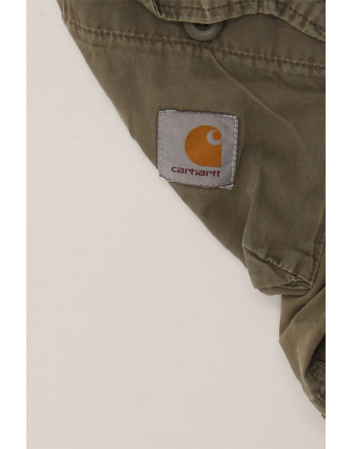 Męskie spodenki cargo CARHARTT W30, średnia bawełna khaki