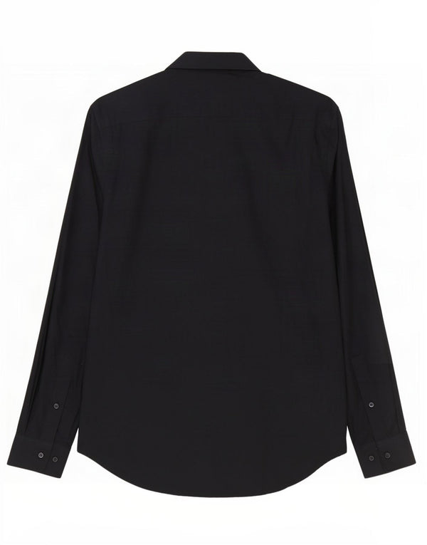 Koszula męska Dkny ze stretchem, slim fit, rozmiar 16 1/2, duża czarna bawełna