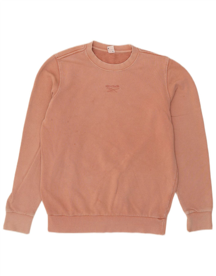 Męska bluza Reebok Sweter, mała, różowa, bawełniana