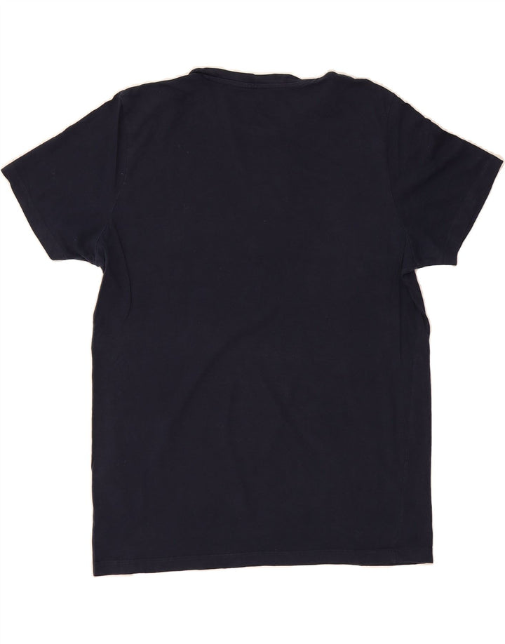 JACK & JONES Mens T-Shirt Top Large Navy Blue Cotton Vintage Jack & Jones and Second-Hand Jack & Jones from Messina Hembry 