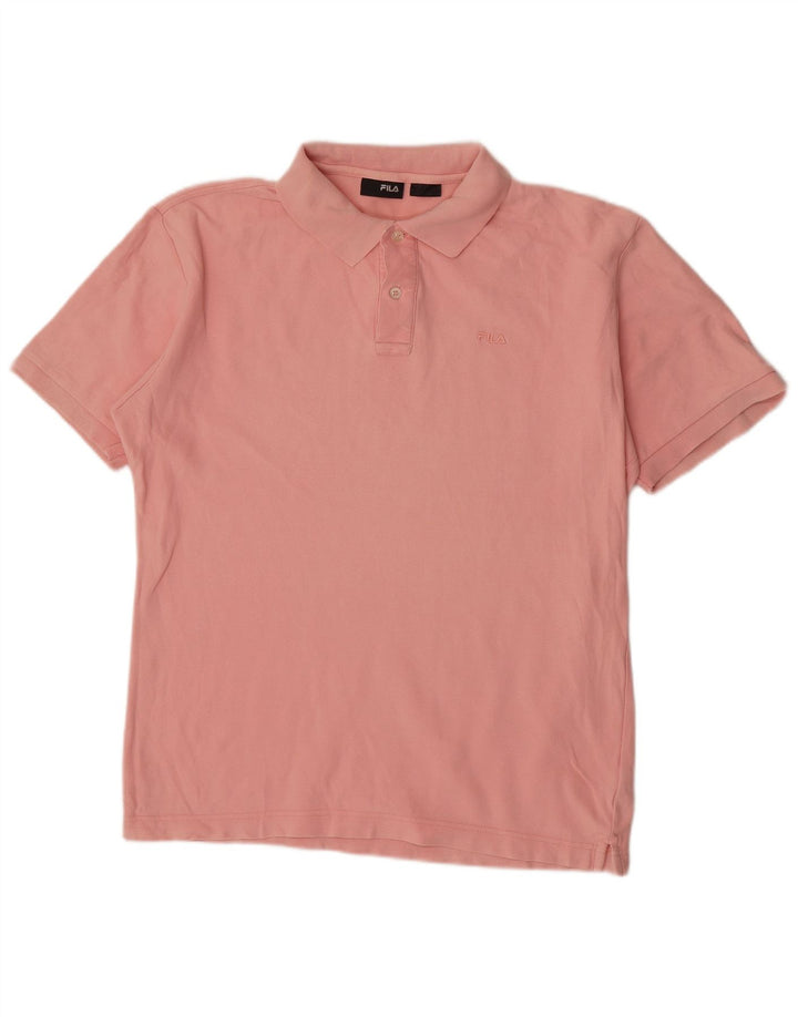 Męska koszulka polo Fila XL, różowa