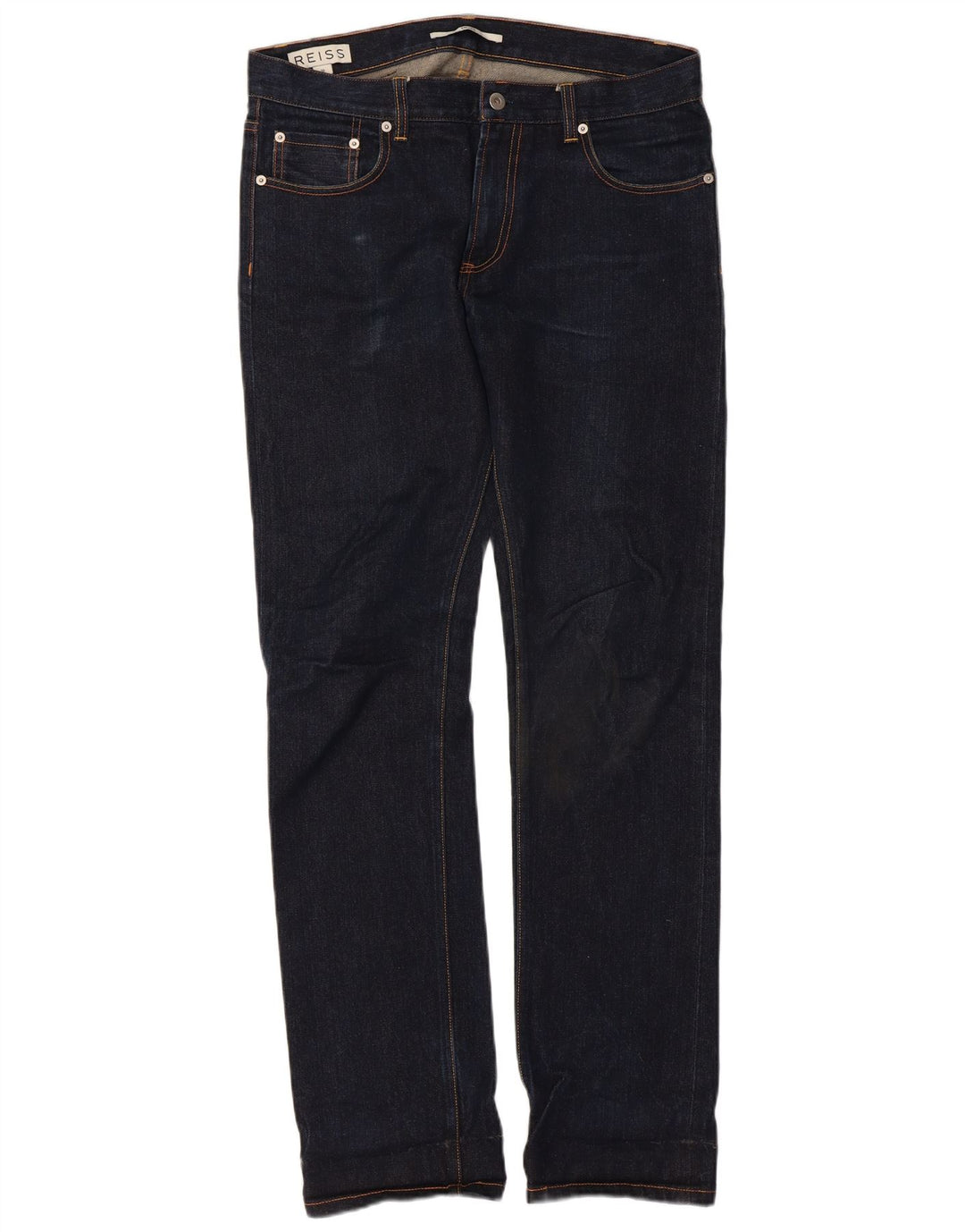 Jeansy damskie Reiss W32 L30 Granatowe bawełniane