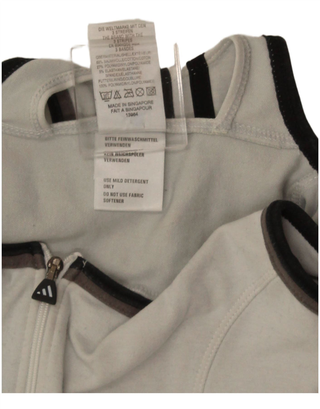 Adidas damski Playsuit UK 10, mały, czarny, bawełniany z blokami kolorów