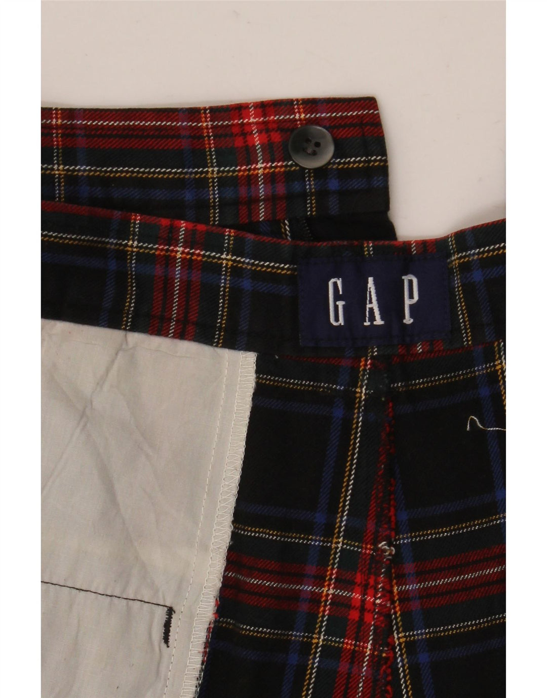 Spodenki męskie Gap Pegged Chino W30 w średnią czarną kratkę