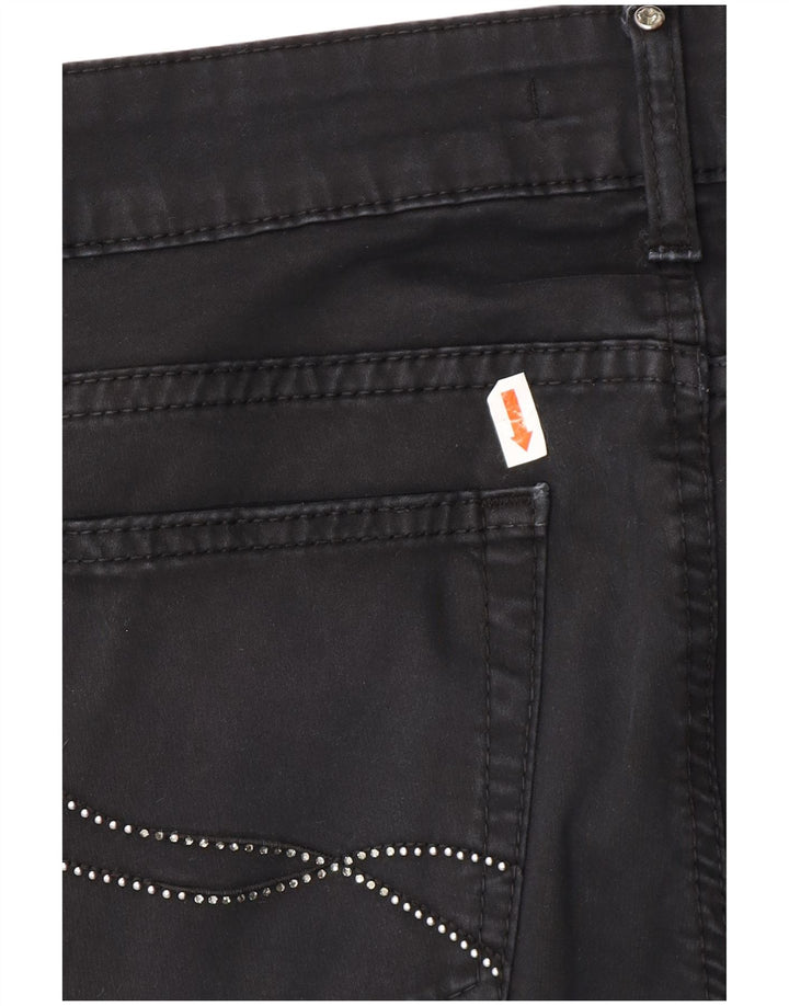LIU JO Womens Slim Jeans W29 L30 Black Cotton