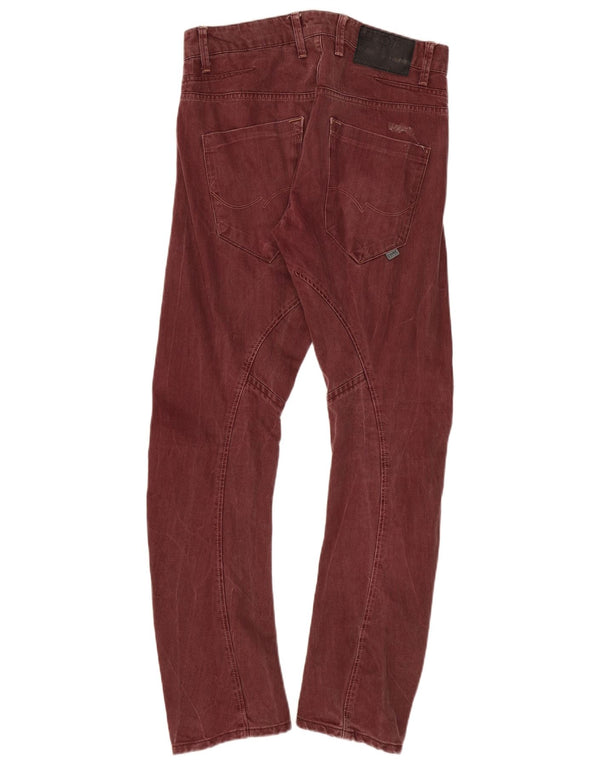 Męskie jeansy Jack & Jones Anti Fit W32 L32 Burgundowa bawełna