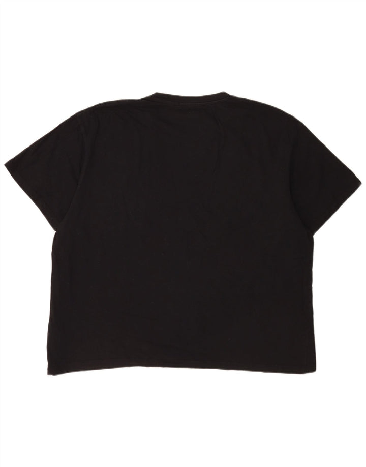 T-shirt męski Wrangler, duży, czarny, bawełniany